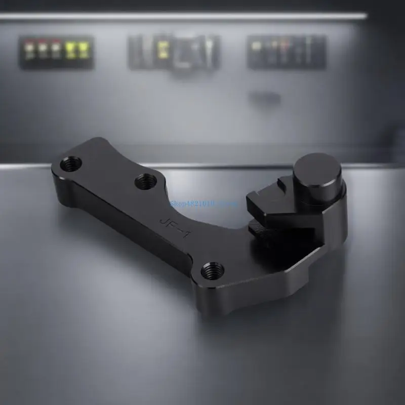 T3LF Black Anodized Motorcycle Brake Adapter Optimized for Surron 270Mm Floating Rotor And Surron Electric Bike