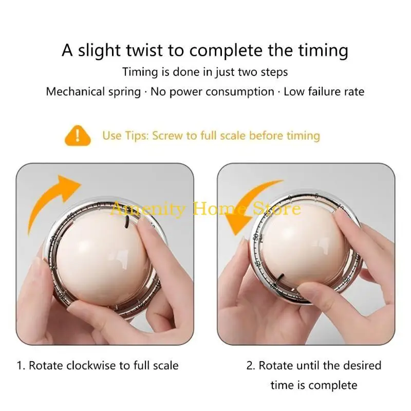 F26C Timer Magnetik Yang Ramah Pengguna Penghitung Waktu Mundur Dapur Untuk Kebutuhan Pengaturan Waktu Yang Tepat Lingkungan