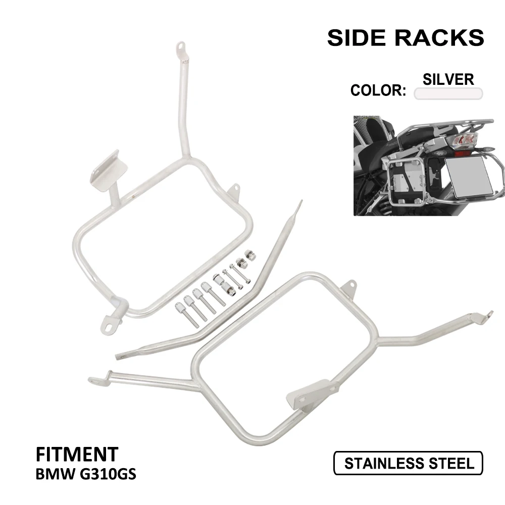 2026 JFG Motorcycle Aluminum Side Box Luggage Box Conversion Bracket for BMW BMW G310GS