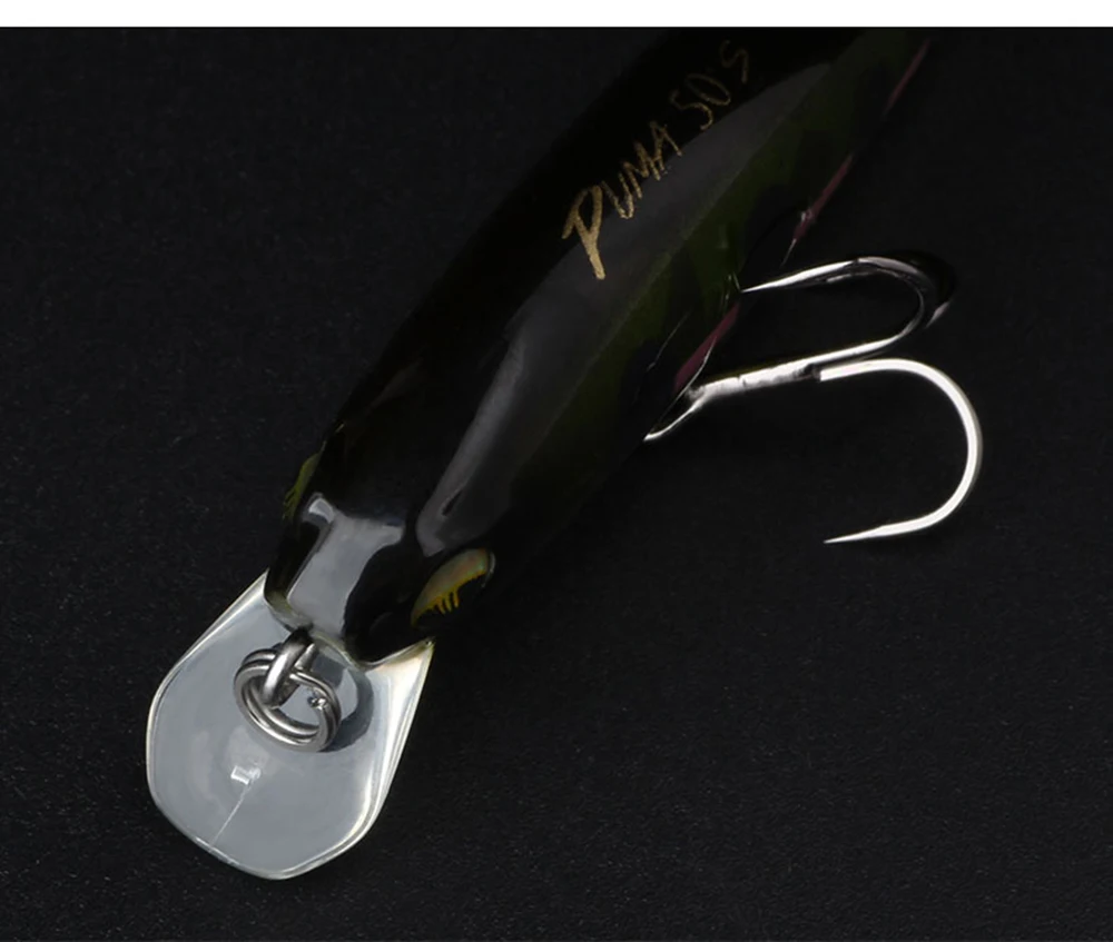 Elitelure PUMA/WUYING 6.5 جرام صغير Jerkbait أسماك البلمة إغراء صغير شاد بالوعة الاصطناعي المتذبذب الطعم لصيد سمك السلمون المرقط جثم الكرابي