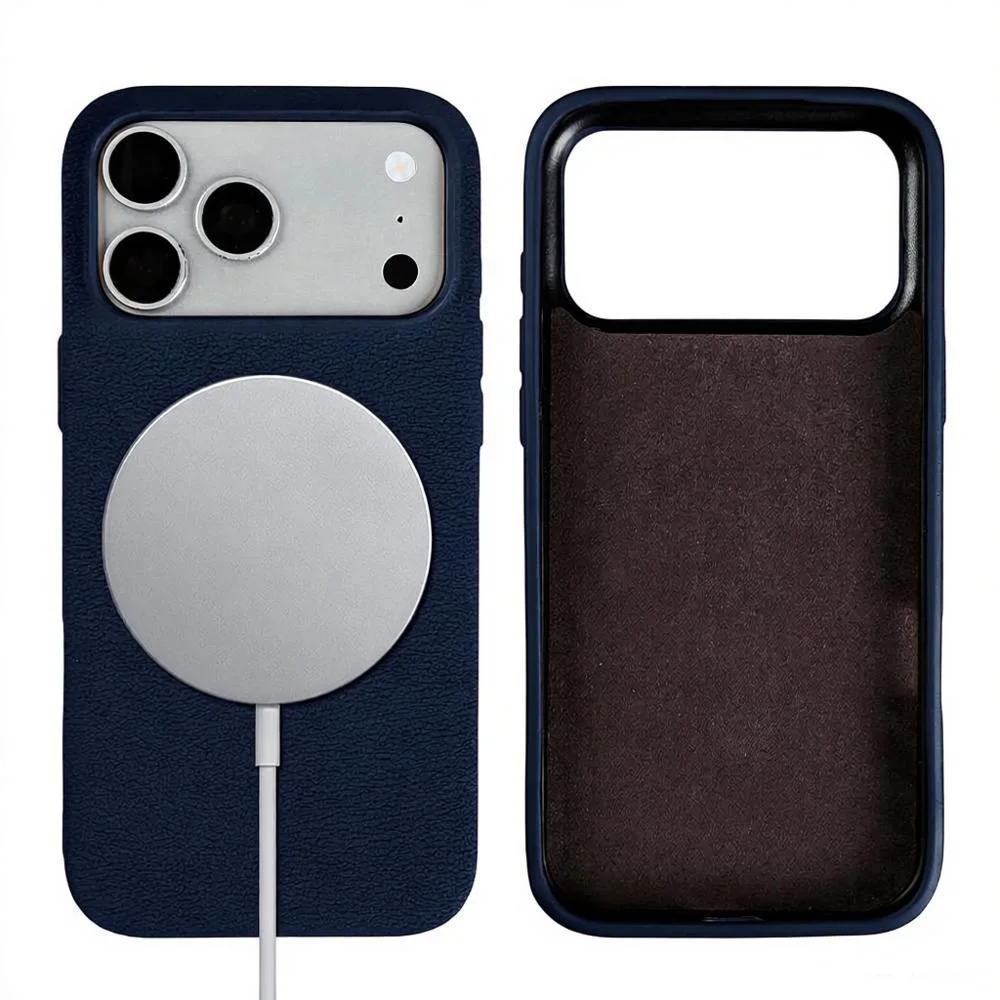 

For Magsafe Leather Case For iphone 14 15 16 17 Pro Max 17e 16e 13 12 Mini 7 8 Plus 11 XS Max XR X Phone Case Back Cover Funda