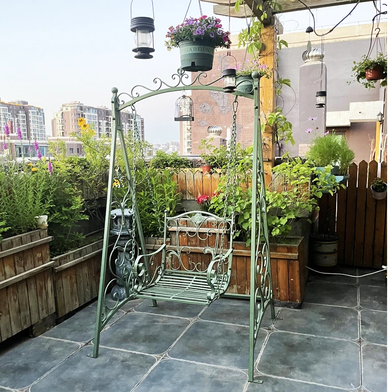 Swing Outdoor Garden Rocking Chair Hammock Indoor Hanging Chair Outdoor Balcony Reclining Chair Hanging Basket Outdoor Roc
