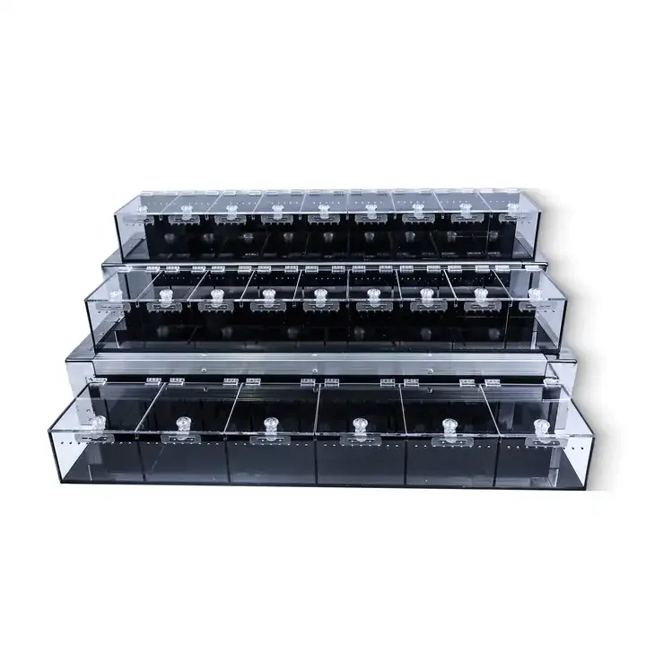 

3-Layer Modern Acrylic Terrarium Sleek Solid Design Eco-Friendly Durable Reptile Enclosures Simple Classic Style