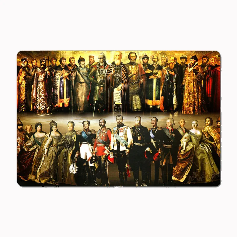 TSARS AND EMPERORS OF RUSSIA RURIKOVICH ROMANOVS Poster Metal Plaque Tin Sign Home Decor Room Decoration Kitchen Wall Decor