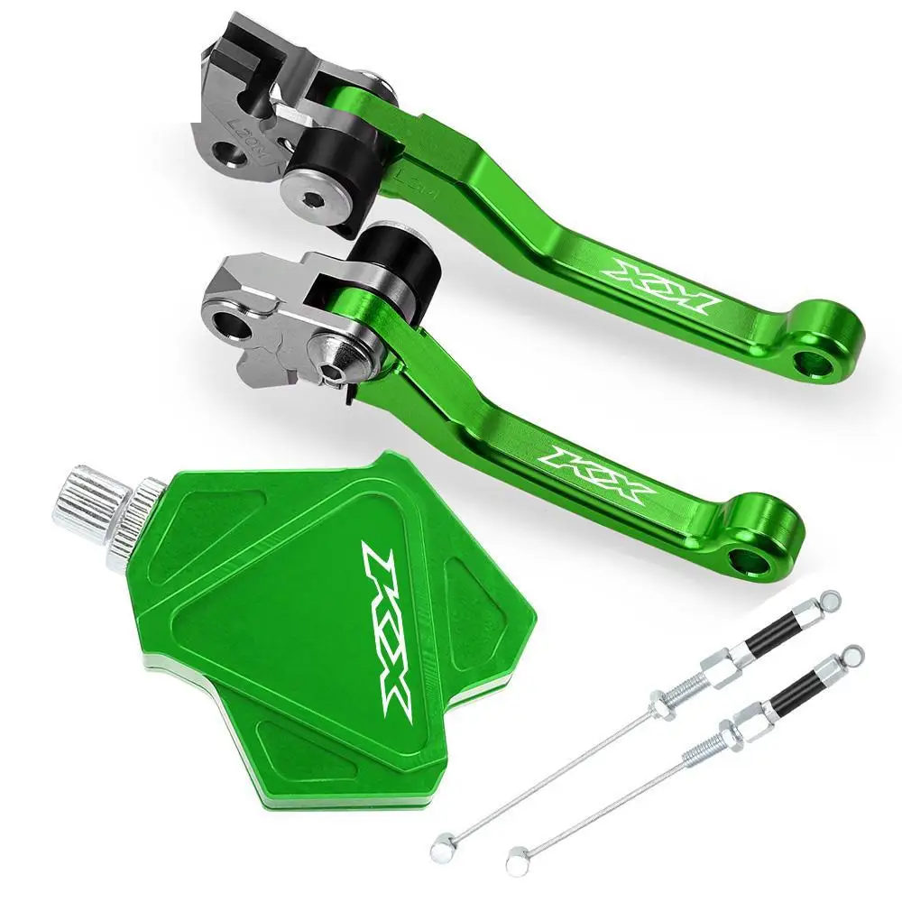 

FOR KAWASAKI KX KX80 KX 80 KX85 KX 85 KX 80 85 2001-2008 2007 Motorcycle Short Stunt Brake Clutch Levers Easy Pull Cable System