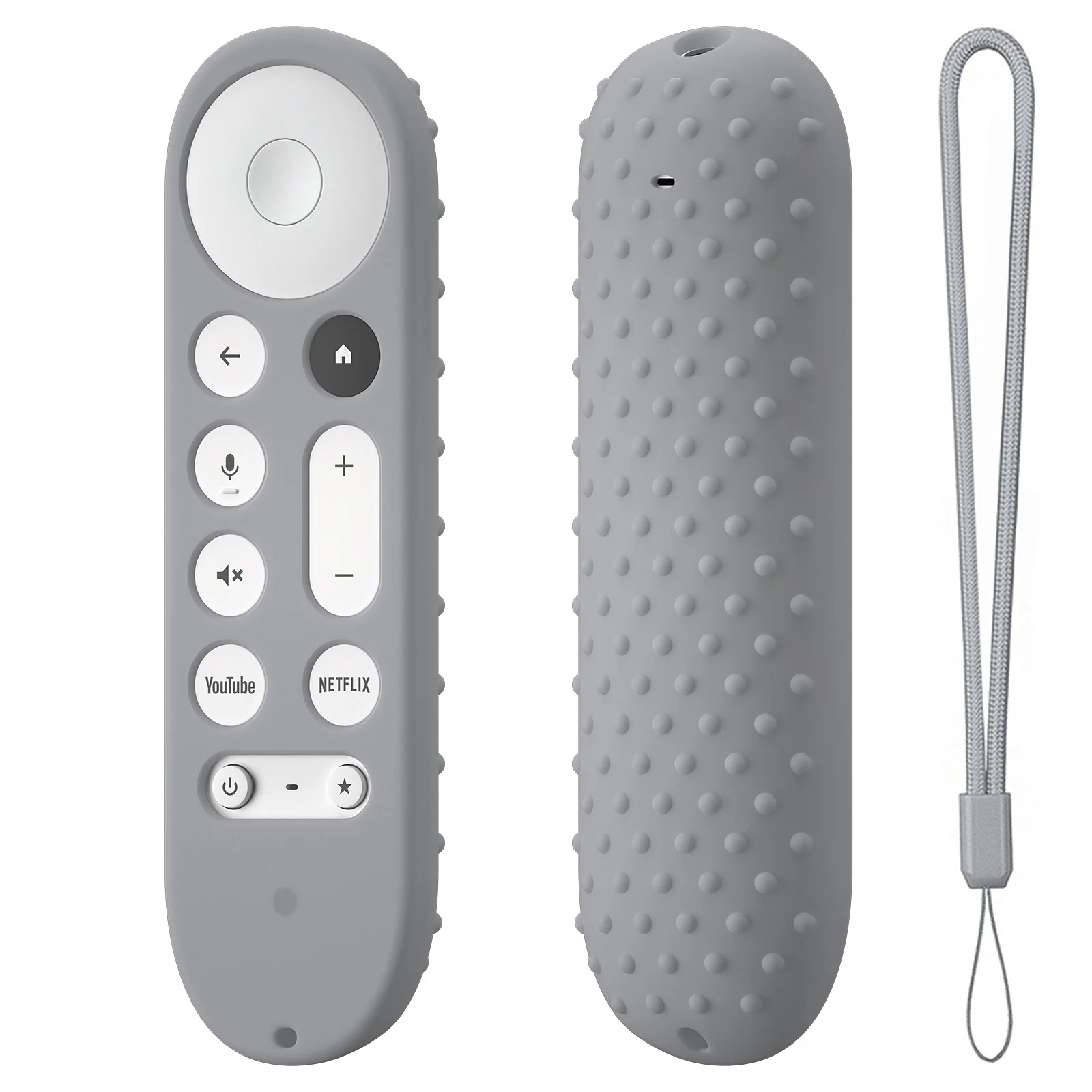 Fundas protectoras de silicona para mando a distancia de Google TV Streamer 4K TV 2024 para control remoto de Google GY3LE