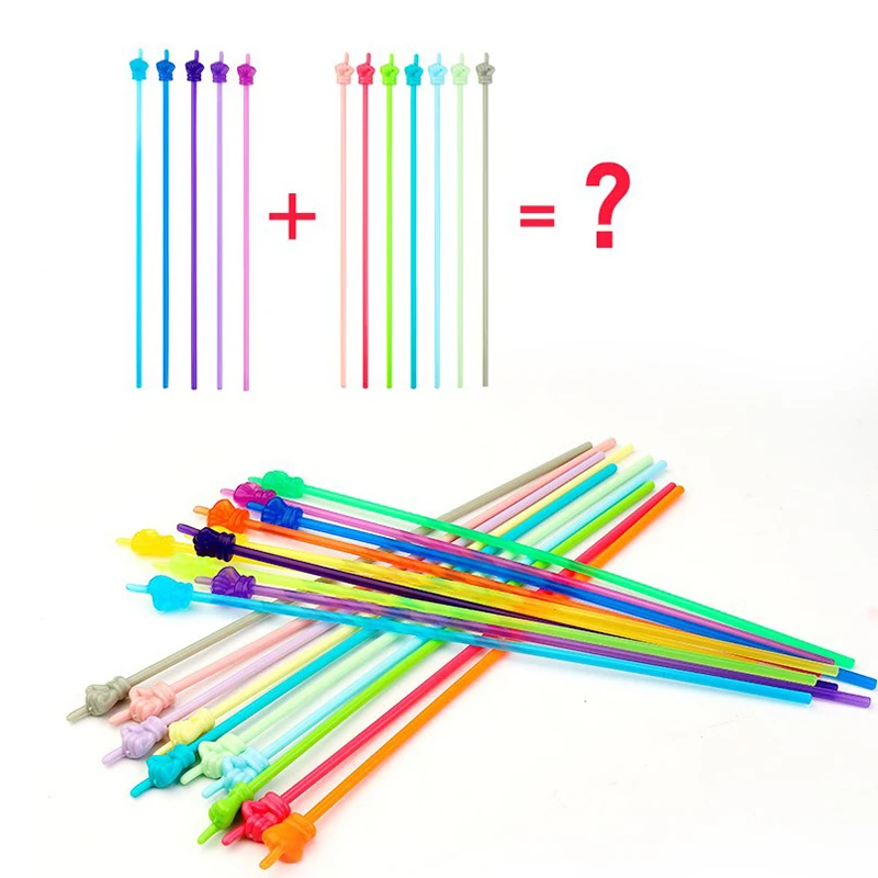 Mini ponteiros de resina, Ensino da primeira infância, Reading Stick, Apresentação Finger Pointer, Ajudantes de aula, 10pcs