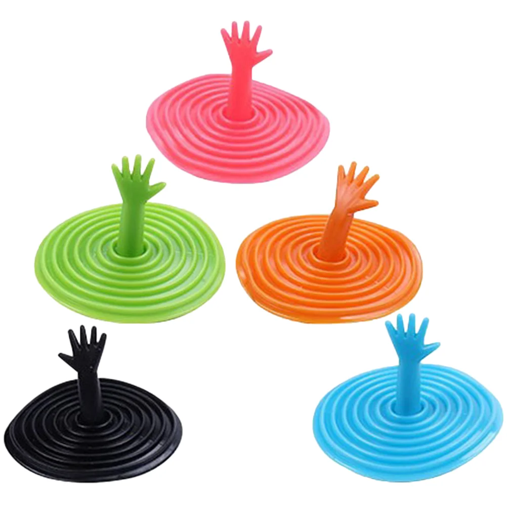 

5pcs Kitchen Sink Stoppers Silicone Sealing Stoppers BathTub Drain Covers Stopper with Lift drainage stoppers