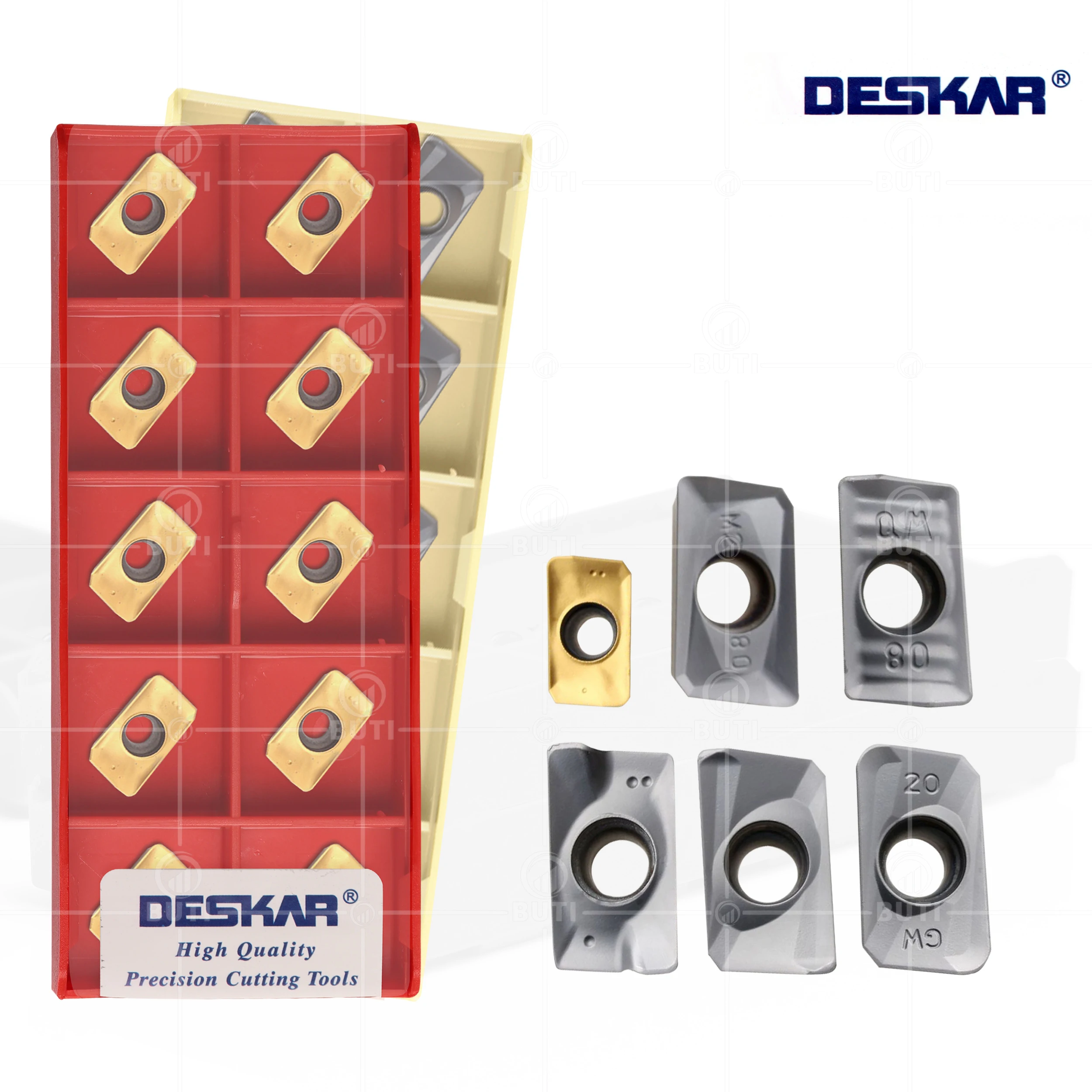 

DESKAR 100% Original APMT1604PDER/1605PEER-H2 M2 QM XM APMT160420PDER-GW LF6018 LF6028 Milling Carbide Inserts CNC Lathe Cutter