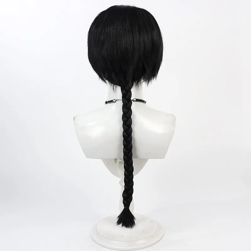 أنيمي Ranma 1⁄2 Ranma Saotome كوس شعر مستعار تأثيري هالوين كرنفال الدعائم الطرف الشعر الاصطناعية ألياف مقاومة للحرارة + غطاء شعر مستعار