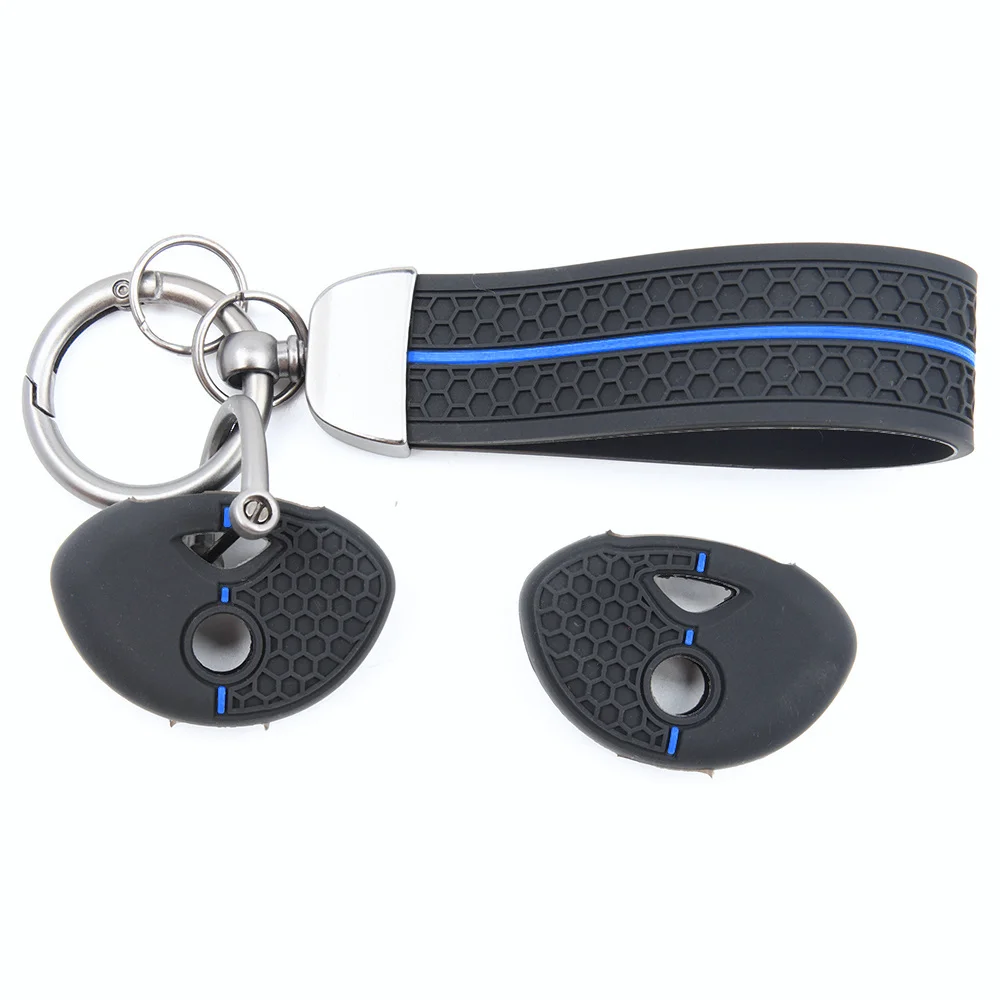 For BMW K1200R R1200RT K1300R S1000RR F650GS F800GS F800ST Silicone Remote Fob Holder Clasp Key Holder Full Coverage