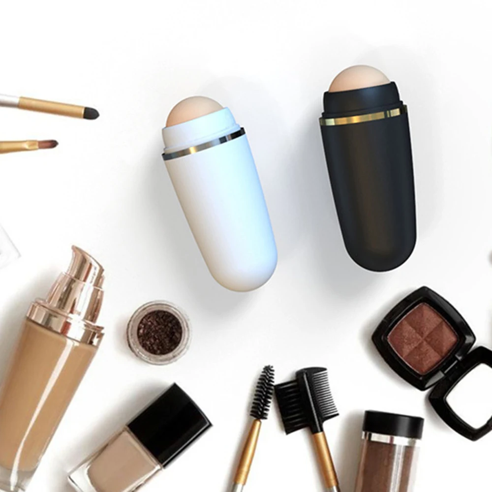 1 Stuk Olie-Absorberende Roller Vulkanische Steen Gezichtsolie Verwijderen Draagbare Huidverzorgingstool Schoonheidstick Minimaliseren Poriën Schoonheidstools