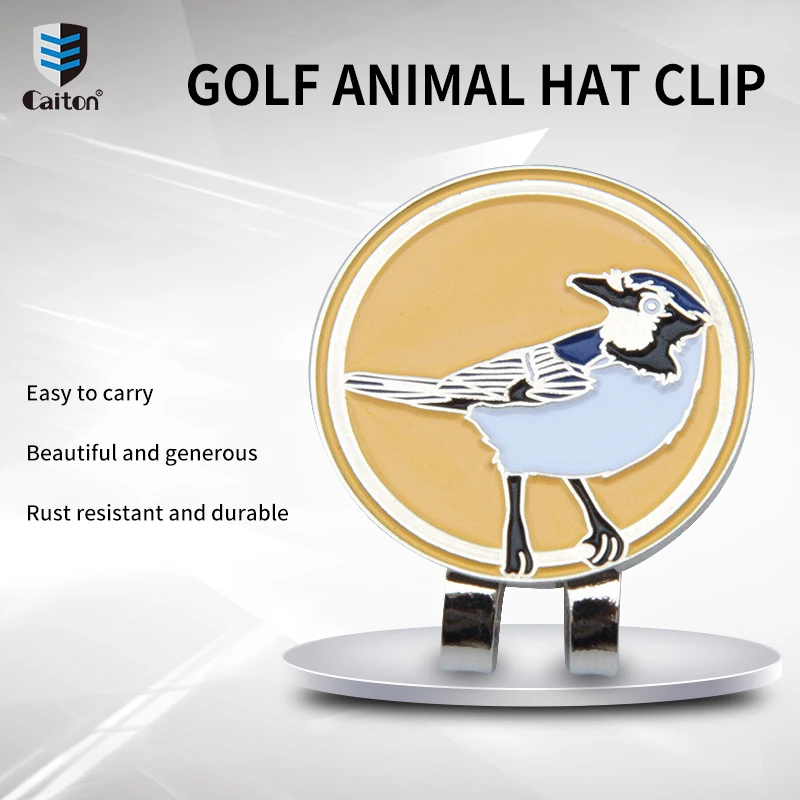 Caiton Golf Exquisite Fashion Creative Pattern Cute Pet Series Cap Clip Marking Golf Place Mark