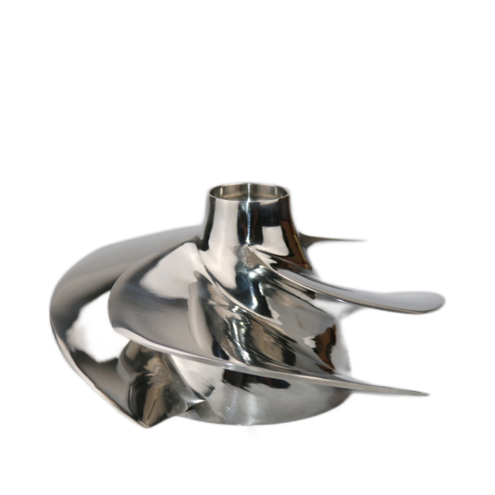 Boatman 155.5MM Jet Ski Impeller OEM:SR-10/18 Fit Sea-Doo GTI/SE 130/SE/ STD/4-TEC SE Jet-Ski Propeller 4-Blades Polished