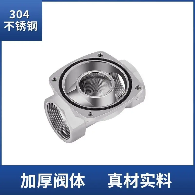 304 stainless steel normally closed fluid solenoid valve electronically controlled water on-off valve