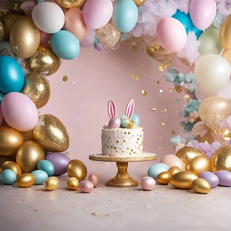 Mehofondอีสเตอร์บอลลูนการถ่ายภาพฉากหลังอาบน้ําทารกแรกเกิดภาพวันหยุดเค้กSmashฉลองไข่ตกแต่งพื้นหลัง