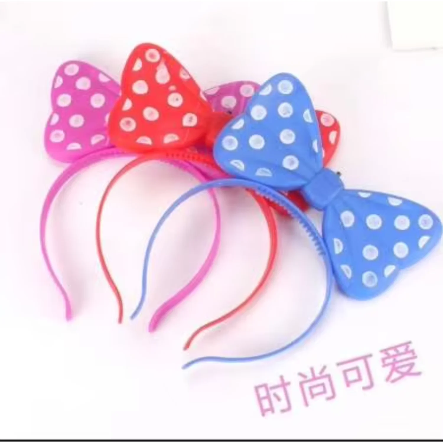 Wholesale Light Up Bow Knot Headband Glow Hairbands LED Headband for Xmas Party Event Supplies Party Favors