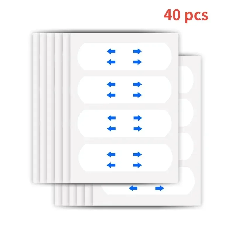 40-400PCS V-vorm Gezicht Rimpel Verslapping Huid Plakband Lifting Gezicht Stickers Onzichtbare Transparante Dunne Gezicht patche Lift Tool