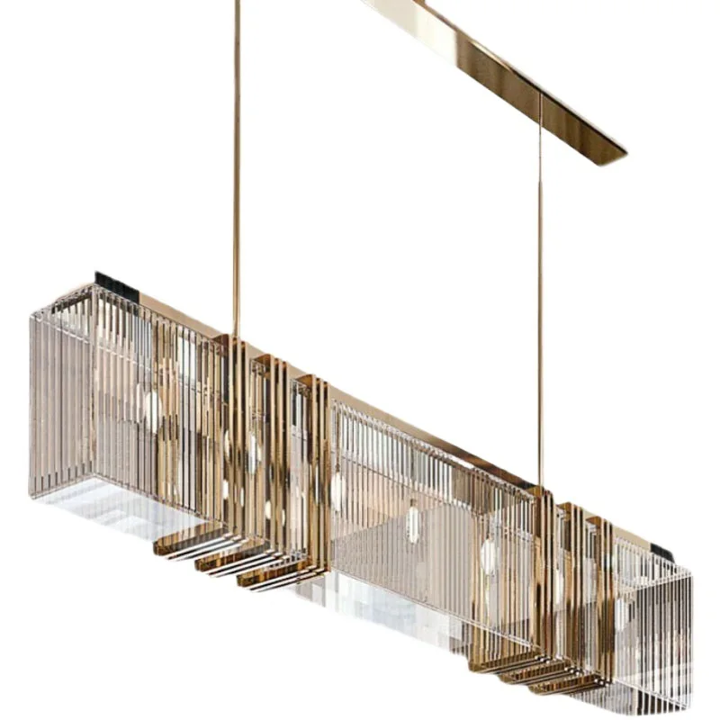 Modern LED Light Luxury Chandelier Restaurant Atmosphere Designer Adjustable Light for Living Room Lighting Fixtures