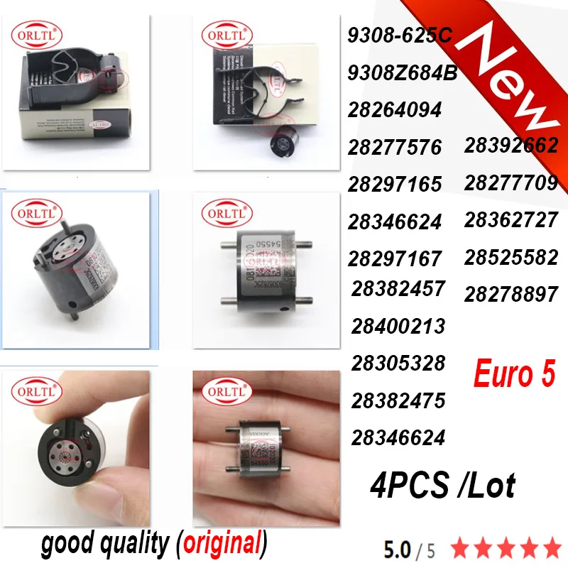 4pc Euro 5 Valve 28297167 28392662 28277709 28362727 28525582 for SSANG YONG Mercedes FORD FIAT CITROEN Peugeot Hyundai