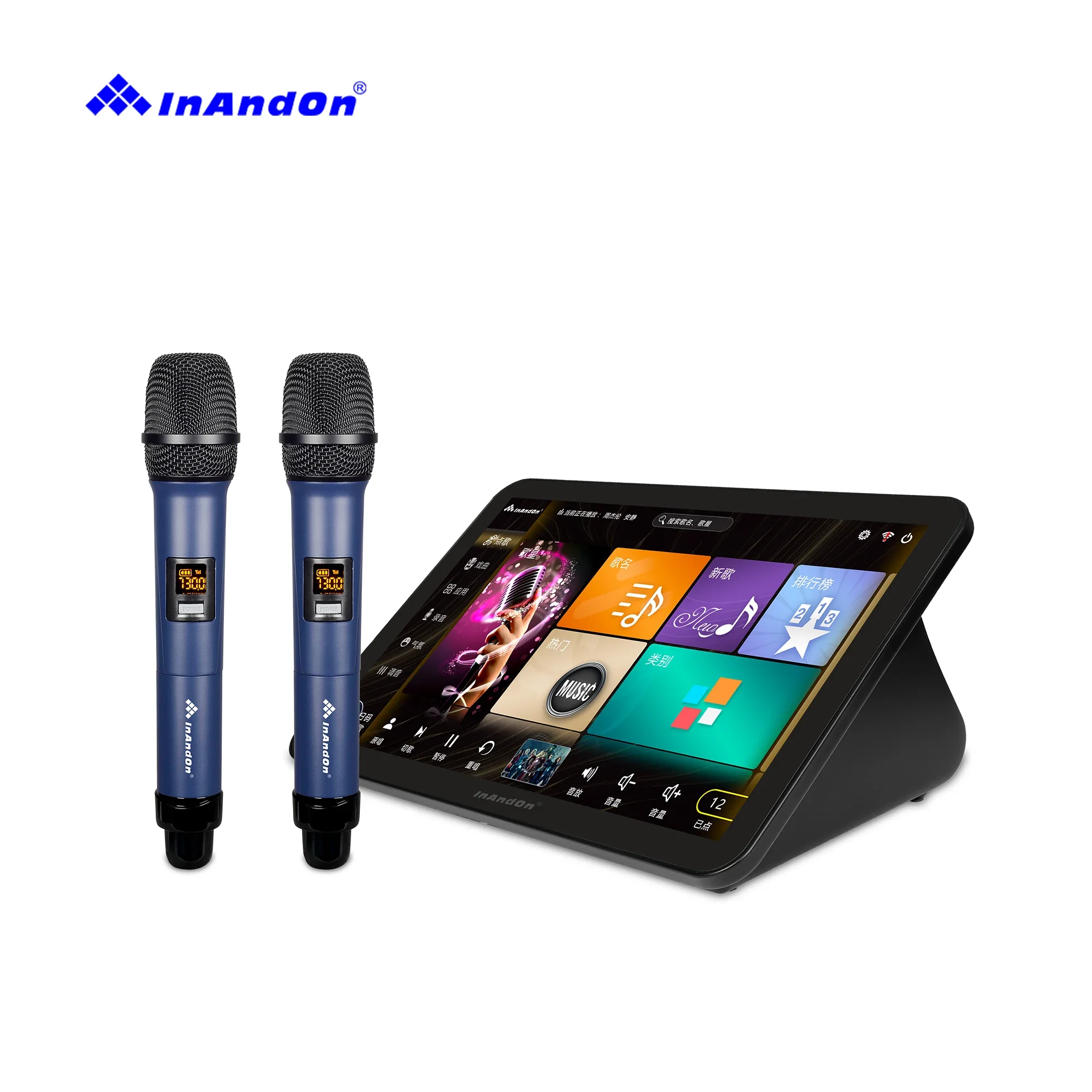 InAndOn Karaoke Player 15.6inch 1T 4in1 4k output Affordable home ktv system Smart Song-Selection KTV System Karaoke mahine