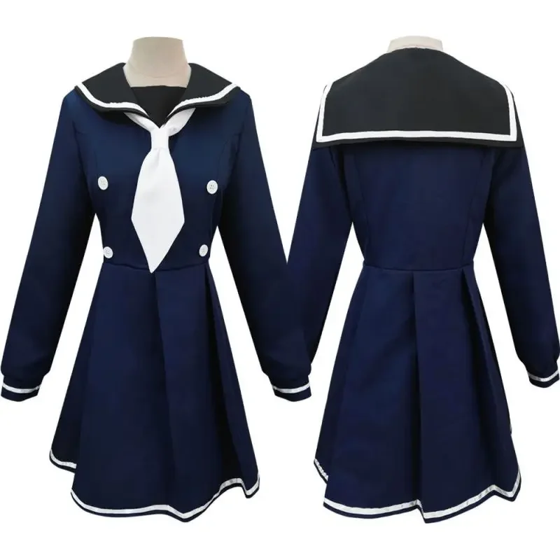 Konno Junko Cosplay Dress Zombie Land Saga Revenge Costume Schoolgirl Sailor Suit Girls JK Uniform Skirts