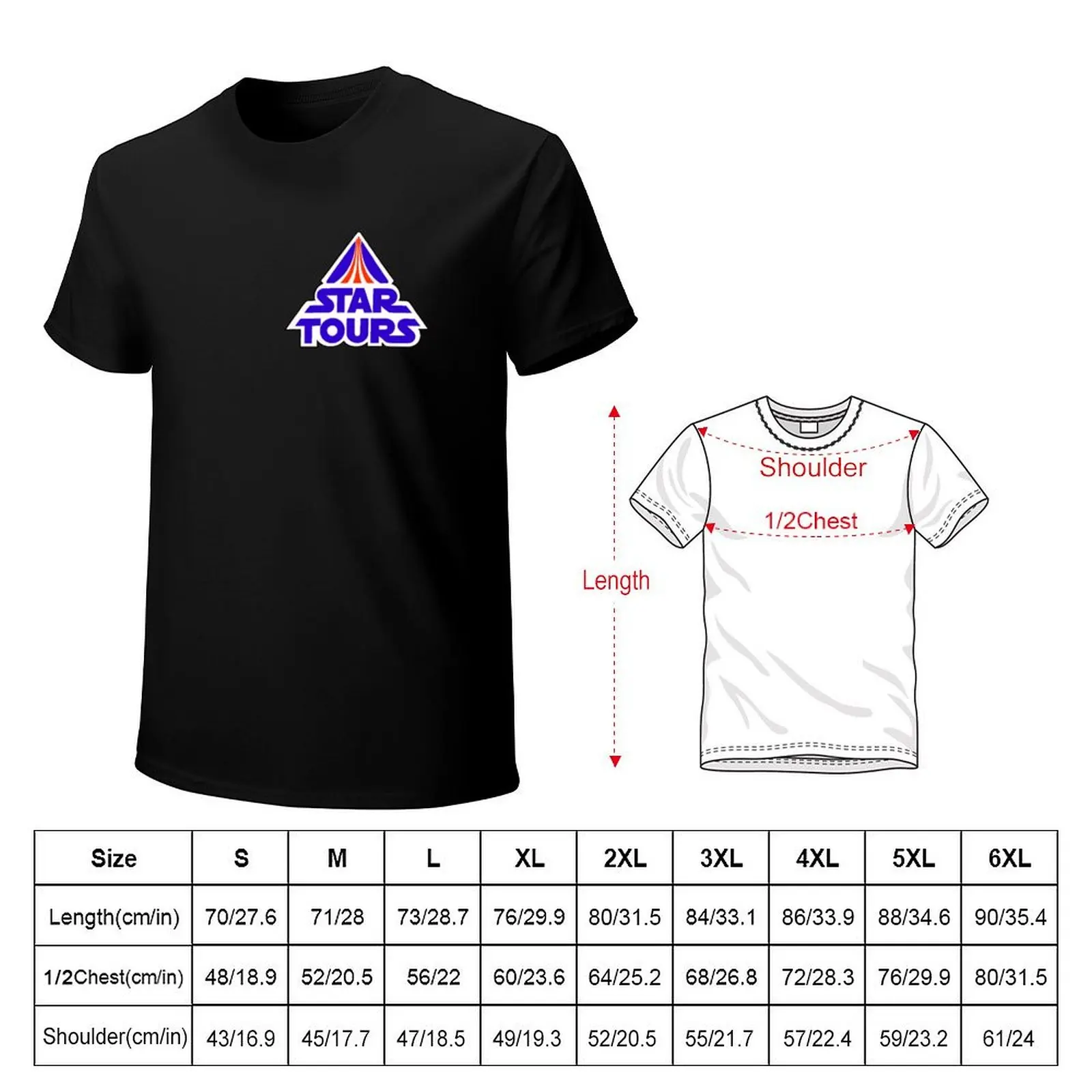 Star Tours T-Shirt Casual All Match Short Sleeve T-Shirt