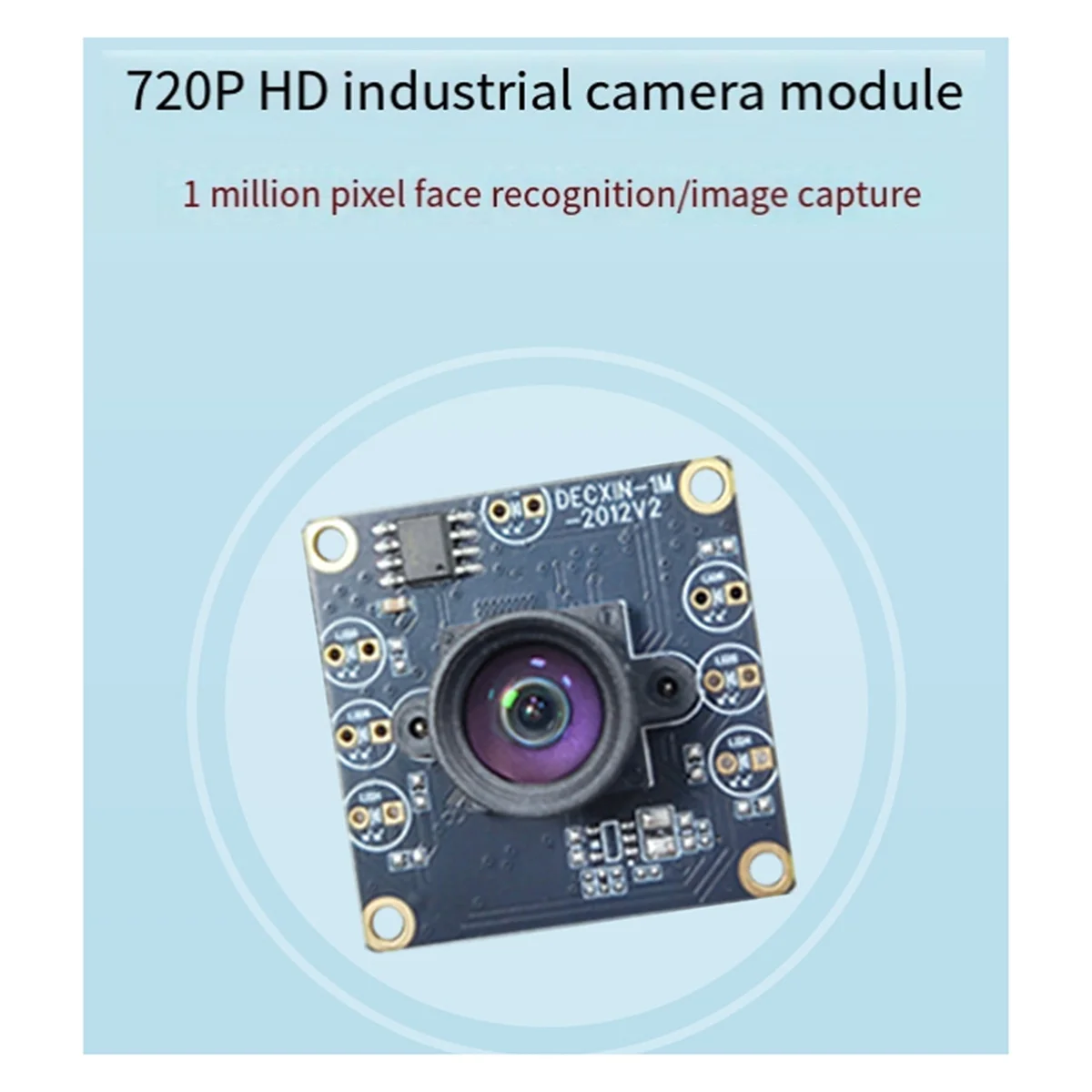 BFYLE 10 Stück 100 Grad Kameramodul 1 MP OV9732 1280 x 720 USB-freier Treiber Manueller Fokus mit 1 Meter Kabel für WinXP/7/8/10