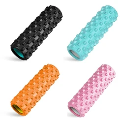 Yoga Post with Wolf Teeth Mini Stick, Foam Shaft, Fitness, Yoga Exercise, Pilates, Deep Massage, 30cm