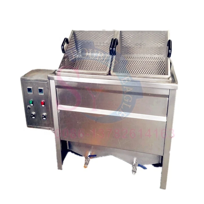 Industrial Potato Chips Frying Machine With Automatic Stirring System Gas Deep Fryer