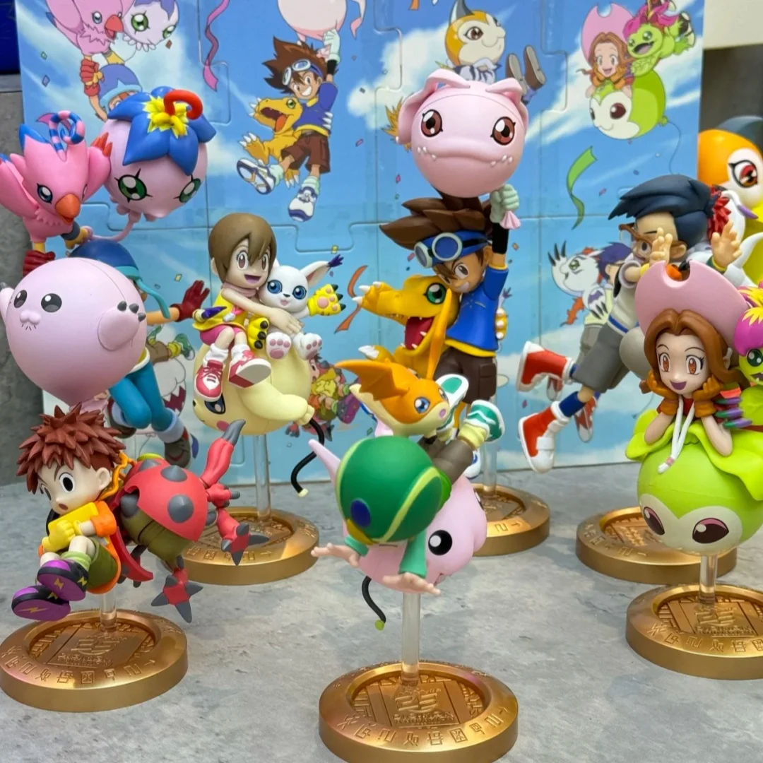 

Original Bandai Digimon Adventure 25th Anniversary Balloon Blind Box Commemorative Childhood Trendy Toy Doll Digital Monster
