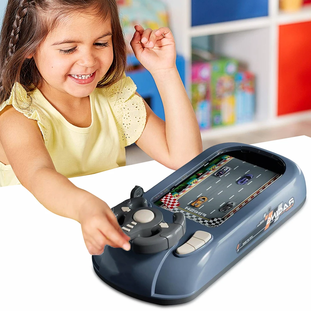 เกมรถแข่งจำลองการขับขี่สำหรับเด็กเล็ก พร้อมเสียง ของเล่นจำลองการแข่งรถแบบอินเทอร์แอคทีฟ เกมขับรถสำหรับเด็กชายและเด็กหญิง ของขวัญคริสต์มาส