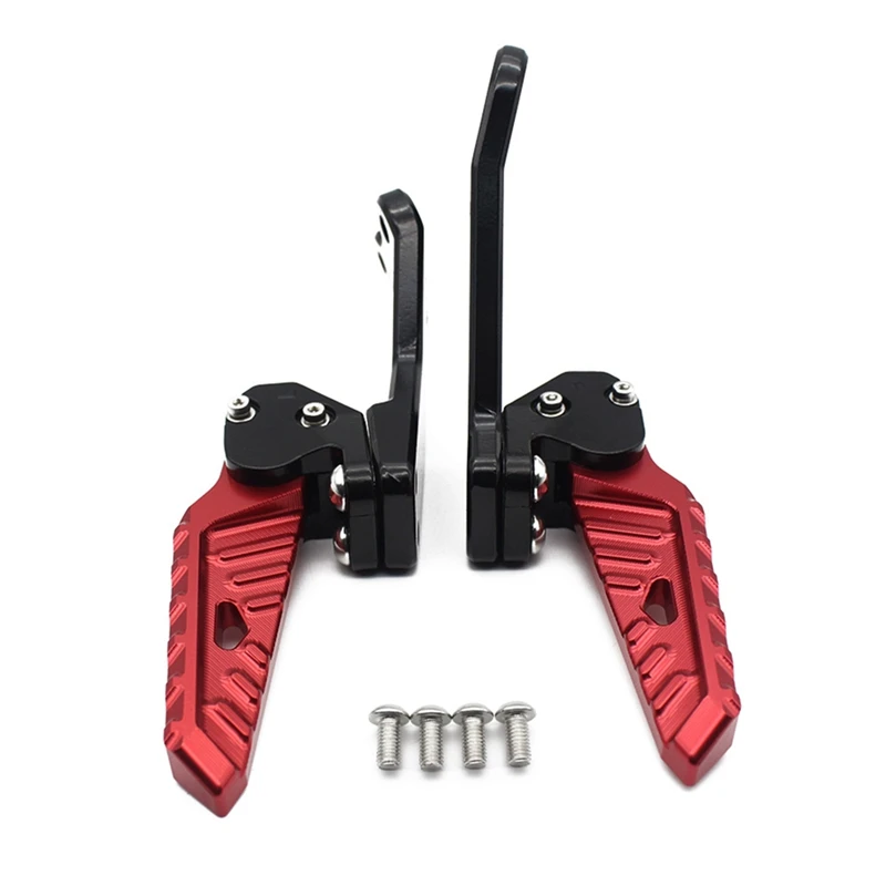 

Motorcycle Foldable Rear Foot Pegs Foot Rest Passenger Footrests Set For Yamaha Nmax155 Nmax 155 2020-2021