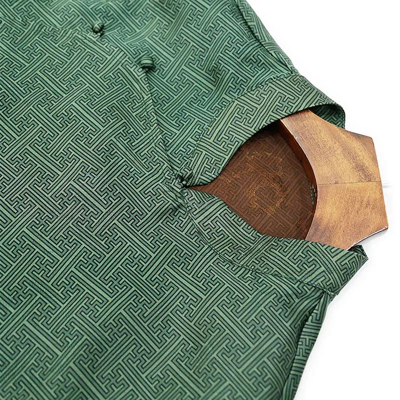 BirdTree-น้ําผ้าพันคอผ้าไหมElegantเสื้อผู้หญิงขาตั้งปุ่มJacquard,Retroเดินทางเสื้อหลวม,2025 ฤดูร้อนใหม่T57560CC