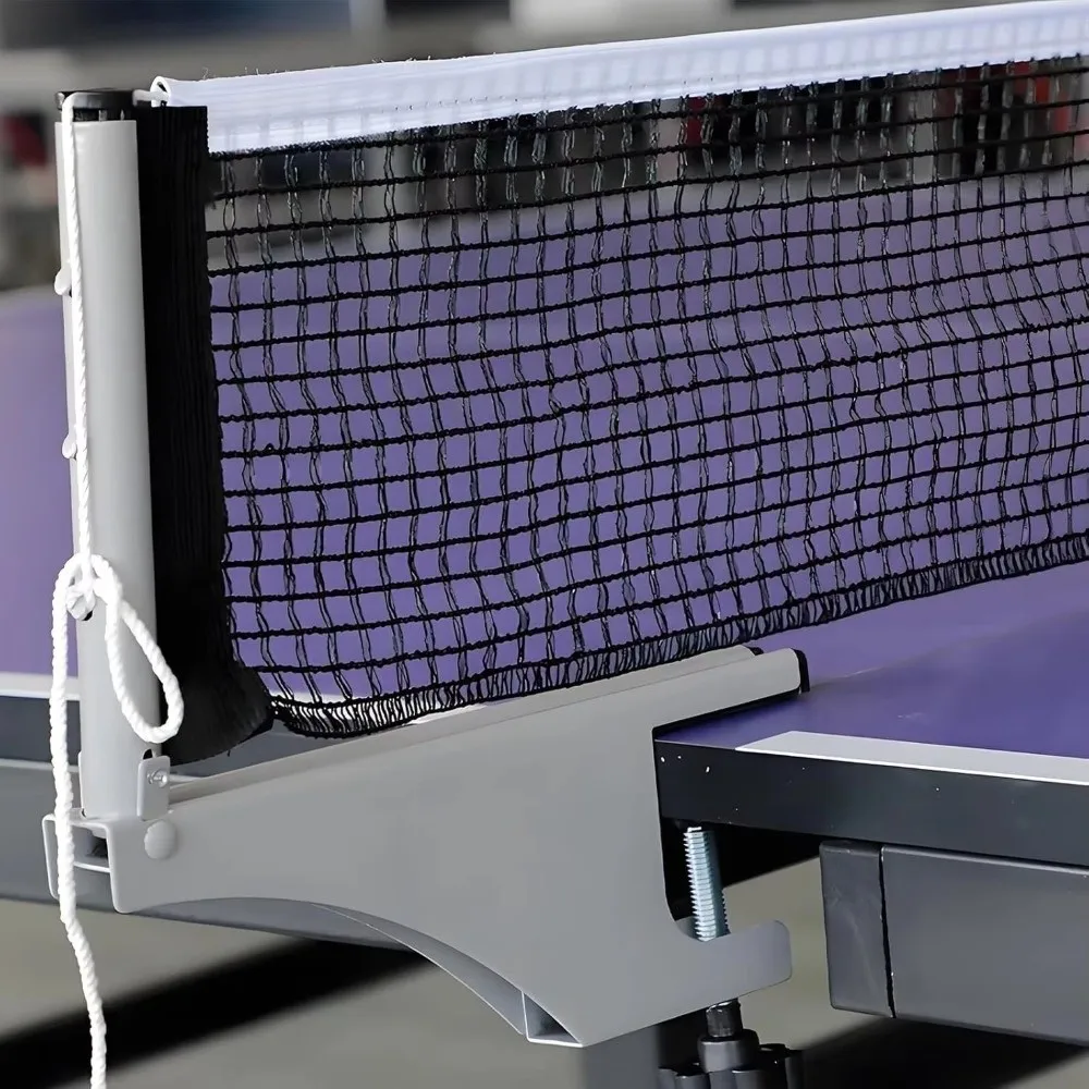 New Polyester Cotton Ping Pong Net Indoor Use PE Table Tennis Net Secure Attachment Durable Replacement Net Training Practice