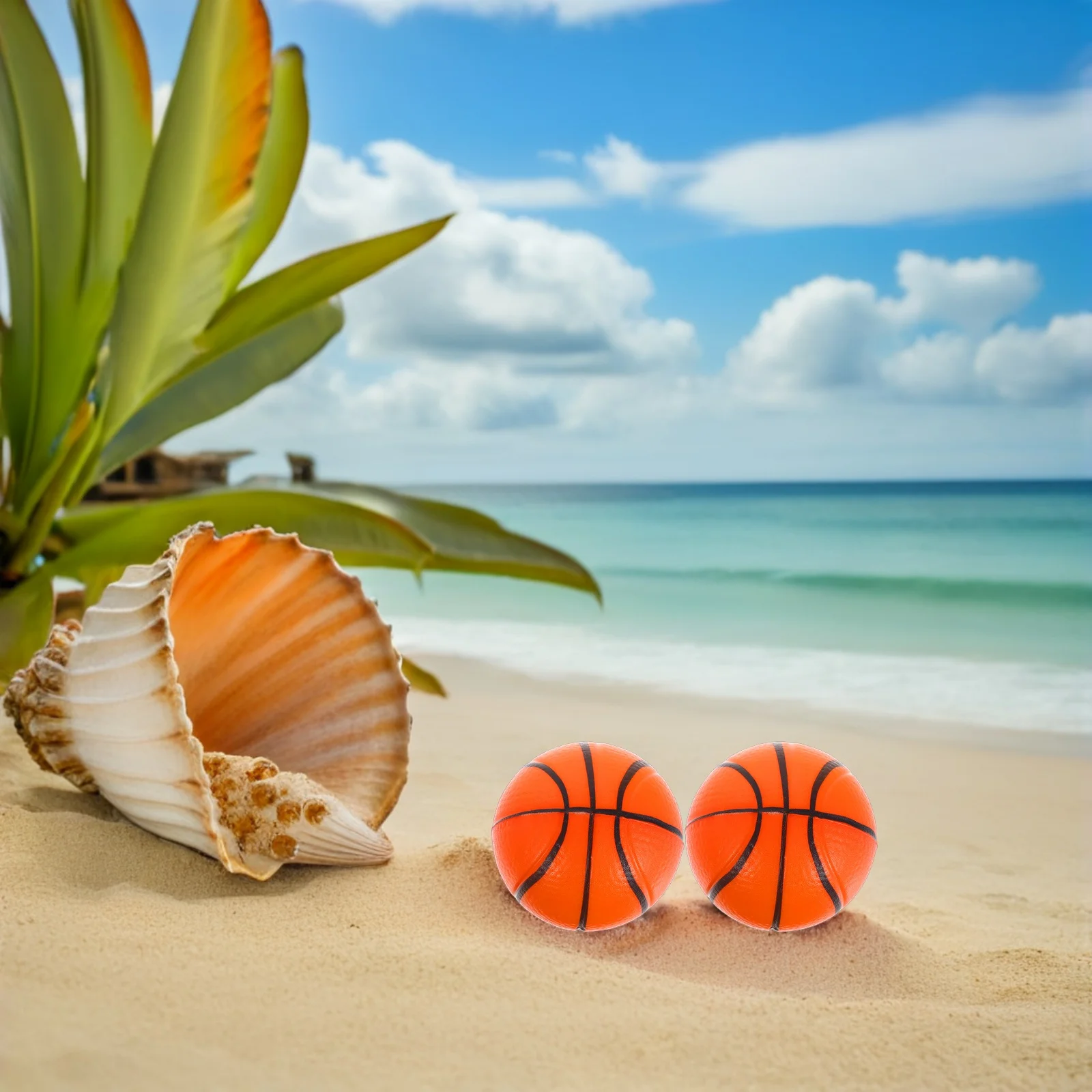 Palline da basket in schiuma antistress Set 8 pezzi Giocattoli da spremere Morbidi rimbalzanti Anti Ansia Palline da gioco Stile calcio Regalo divertente