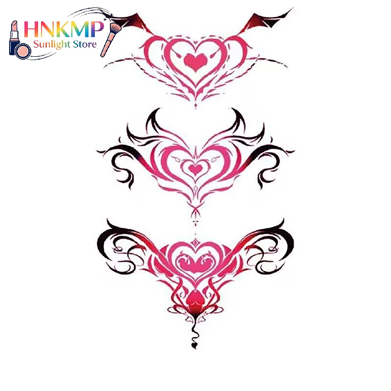 1/3 Stück Tattoo Sex Wasserdichtes temporäres Tattoo Flügel-Tattoo auf Bein, Arm, Rücken Tattoos Sex Flash Tattoo Stick Fake Tattoos für Frauen