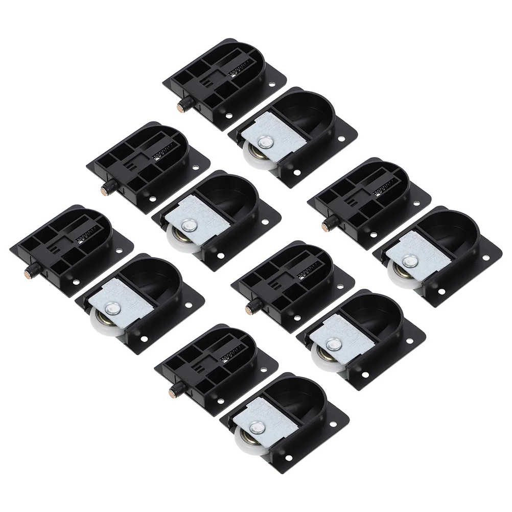 

12 Sets Sliding Door Wheel Pulley for Cabinet Rolling Heavy Closet Roller Rollers