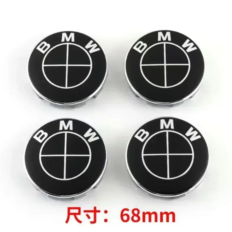 

For BMW Wheel Hub Caps For BMW 3 Series 5 Series E60 E90 F10 F30 E46 E39 X5 E53 E70 E38 Z4 4Pcs 56mm 68mm BMW Emblem