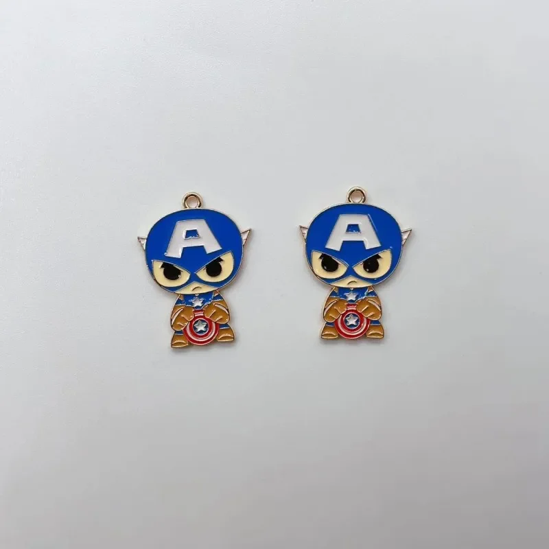 10pcs alloy cartoon animal character charm making earrings, pendants, bracelets, necklaces, accessories DIY jewelry making