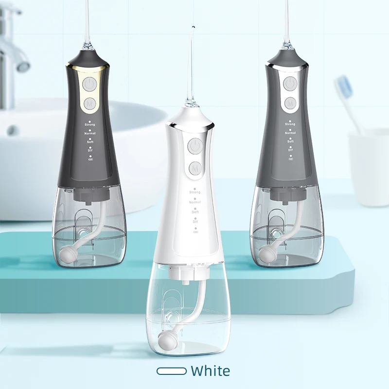 

Waterproof Oral Irrigator 300ML 4 Modes Protable Water Flosser Teeth Whitening Mouth Washing Pulse Dentistry Oral Irrigator IPX6