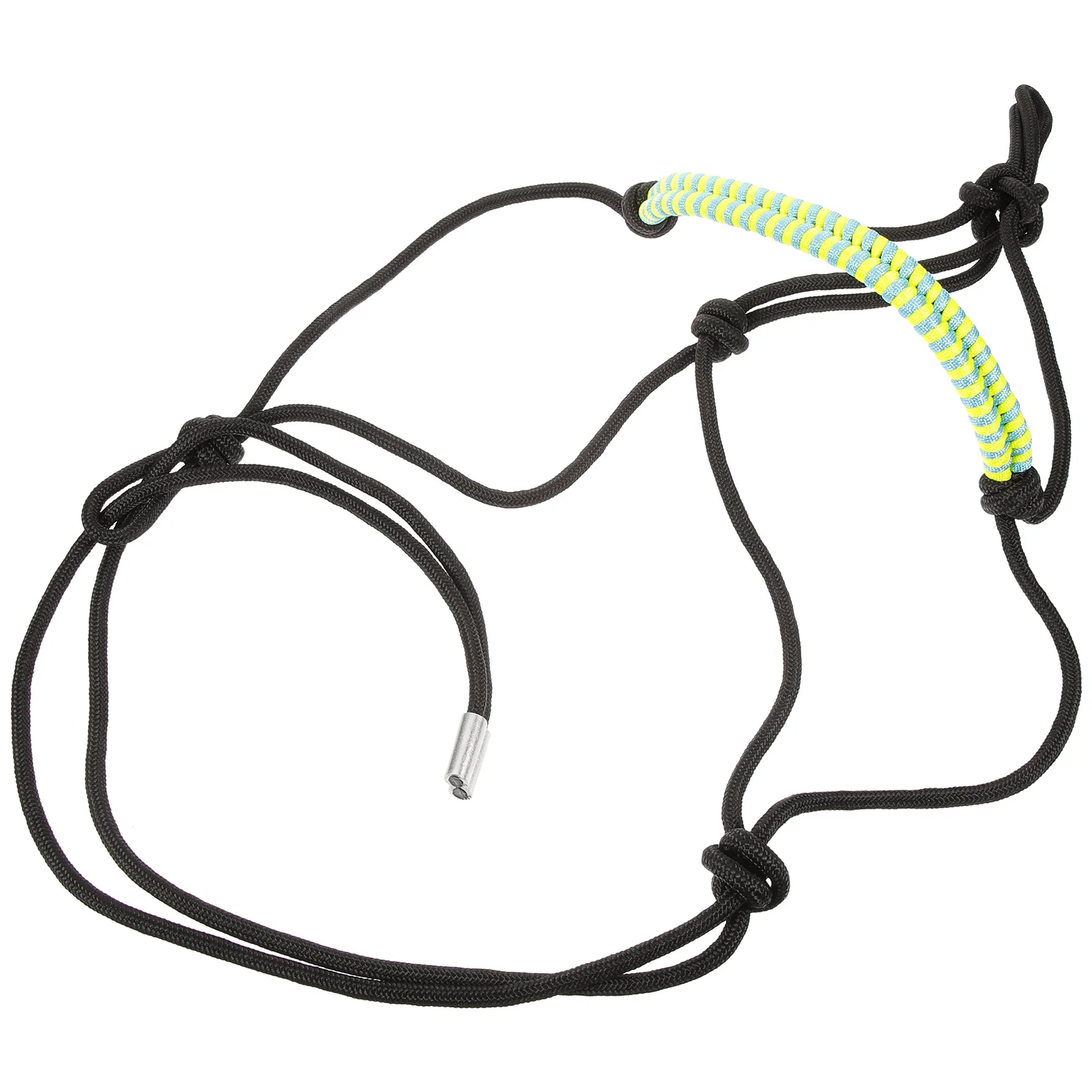 1pcs Fully Adjustable Braided Rope Halter Comfortable Horse Head Collar Nylon Bitless Bridle Western Halters Training Portable