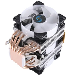 Triple Tower CPU Air Cooler, 6 Copper Heatpipes, 3x90mm Silent 4Pin PWM PC Cooling Fan for Intel 1150 1151 1200 1700 AMD AM4 AM5