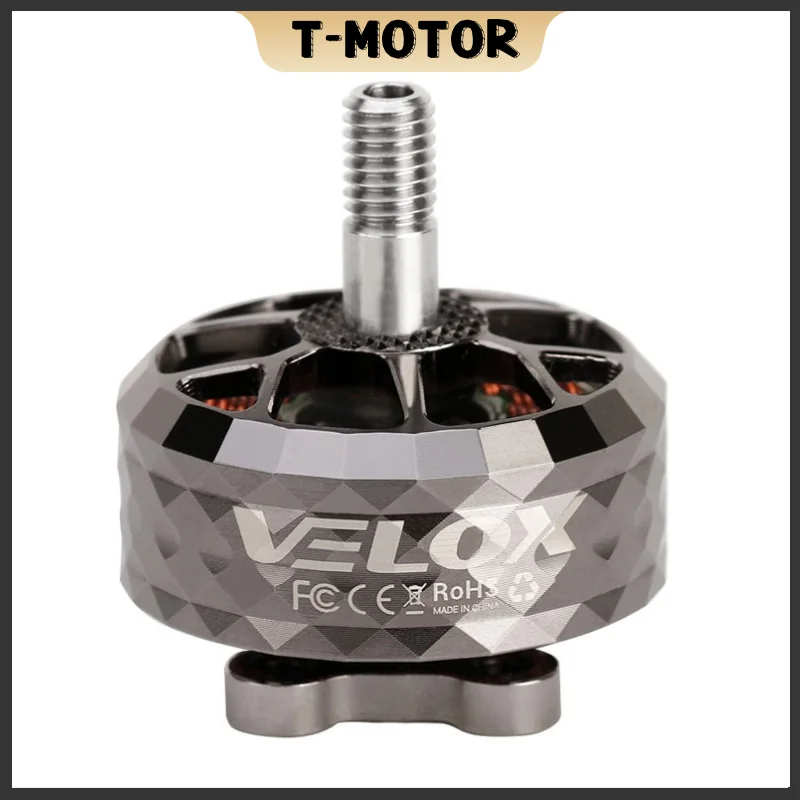 T-Motor VELOX VELOCE V2208 V2 1750KV 1950KV 2450KV 4-6S Brushless Motor W/4mmTitanium alloy shaft 5inch propeller for FPV Drone