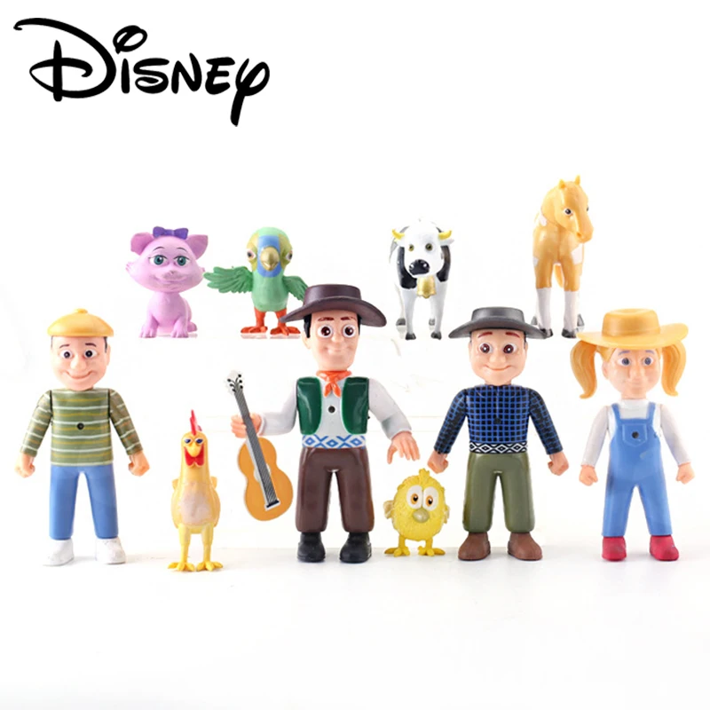 

10pcs/Set Cute Happy Farm Action Doll Ragranhard Zenon Red Barn Barn Farm Vc Doll Set Birthday Gift Toys