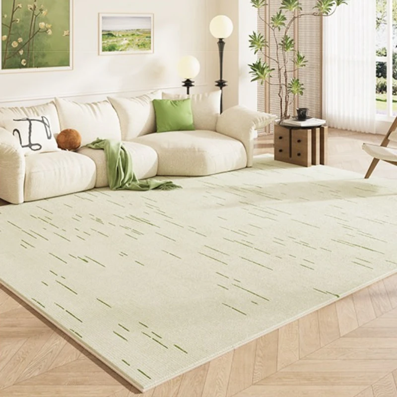 

Large Area Bedroom Decor Green Carpet Nordic Style Carpets for Living Room Fluffy Soft Study Floor Mat Thick Plush Cloakroom Rug