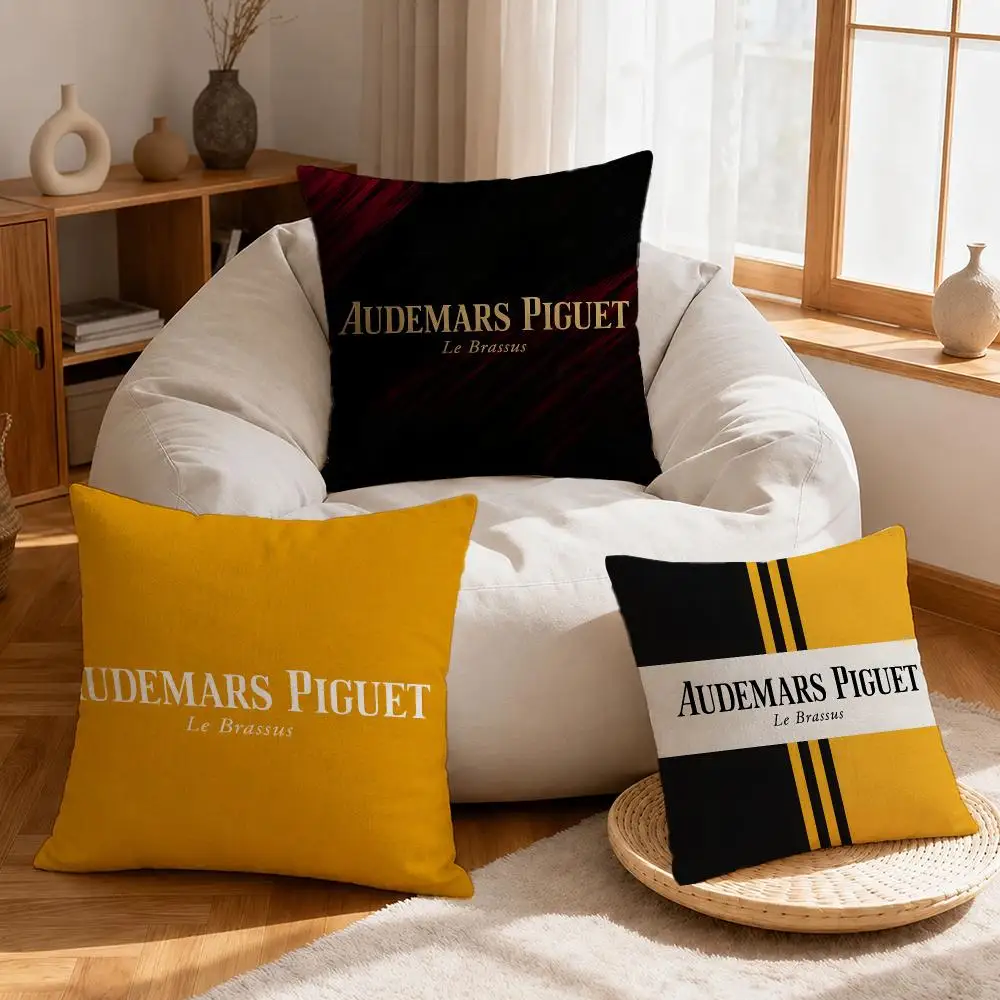 Brand Audemars Piguet Cushion Cover Linen Anti‑mite Antibacterial Cushion Cover Invisible Zipper for Couch Living Room