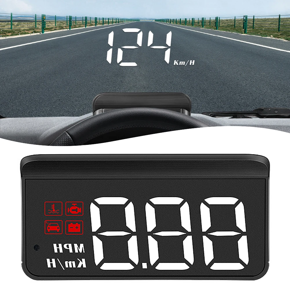 OBD HD Car Display Compact Portable Design Car Heads Up Display For All Vehicles