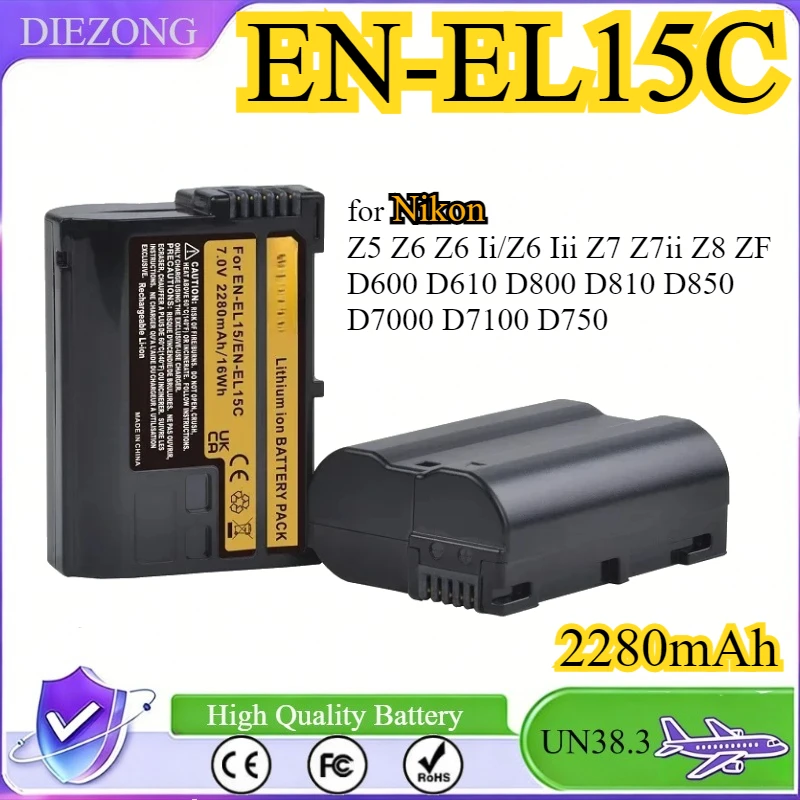 2280Mah EN-EL15C Ba…