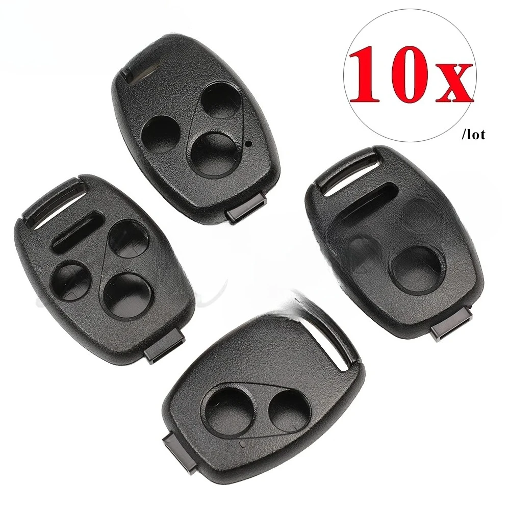 

0pcs 2/34 Buttons Remote Car Key Case Shell for Hona Jazz Accord Pilot Civic Fit Fob